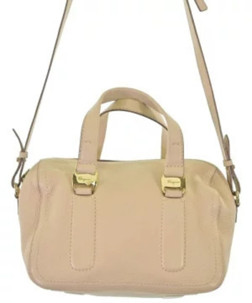Salvatore Ferragamo Handbag Beige Cream